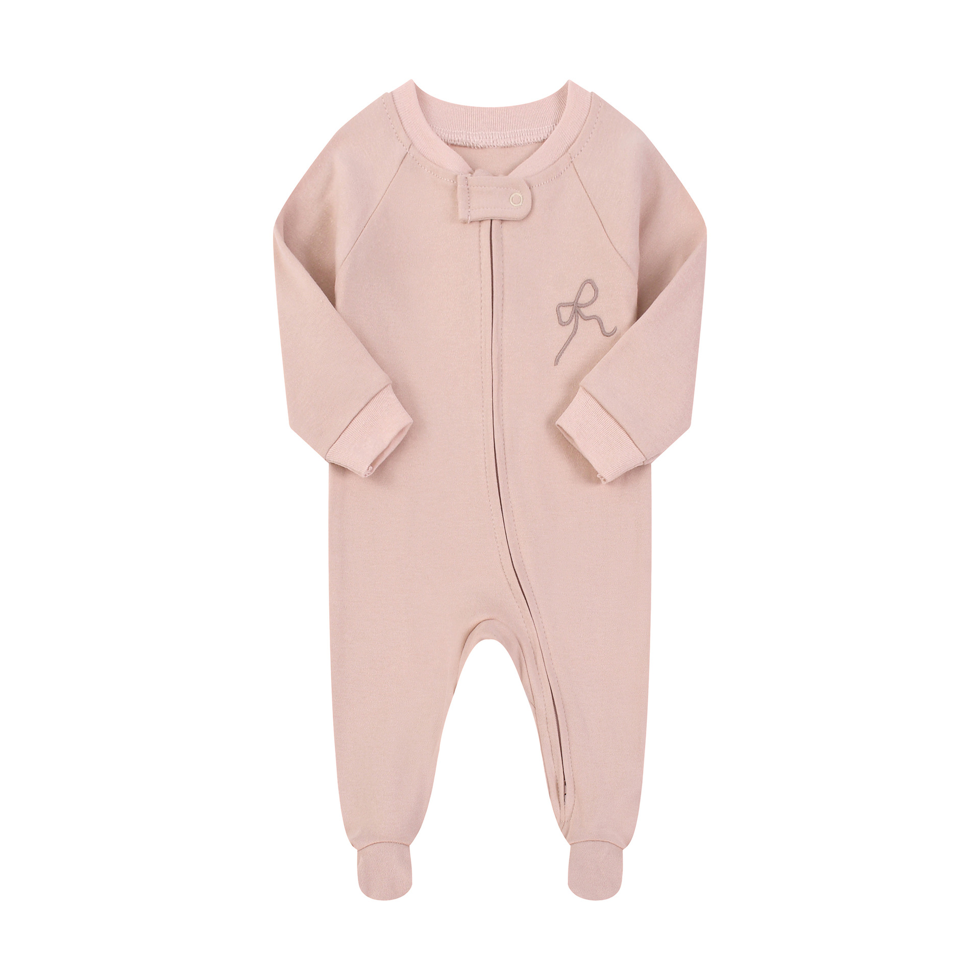 Cotton Baby Onesies Zipper - Somenie İlkbahar Sonbahar Uzun Kollu Bebek