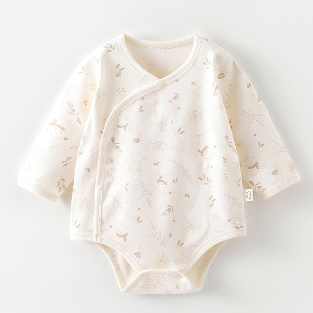 Newborn Baby Girl Romper Floral - Kız Bebek Bodysuit Uzun Kollu %100