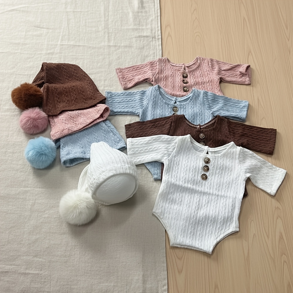 Infant Photography Props Outfit - Yenidoğan Fotoğraf Sahne Romper Uzun Kuyruk