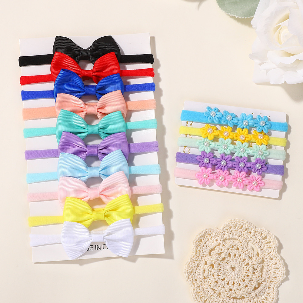 Baby Gear - 15 adet şerit ilmek elastik kafa