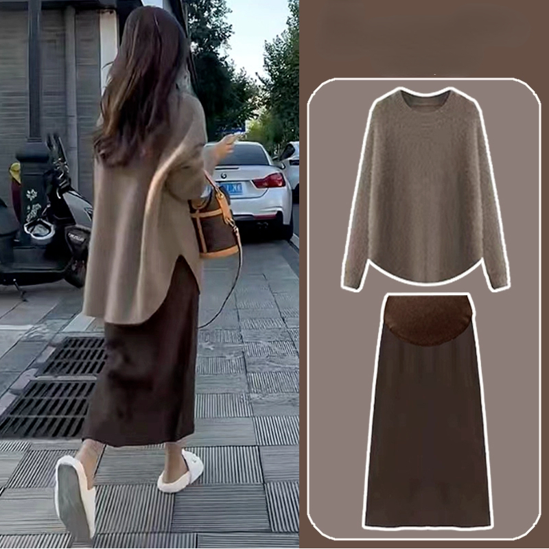 Maternity Wear - Annelik giyim sonbahar kış kazak yarım