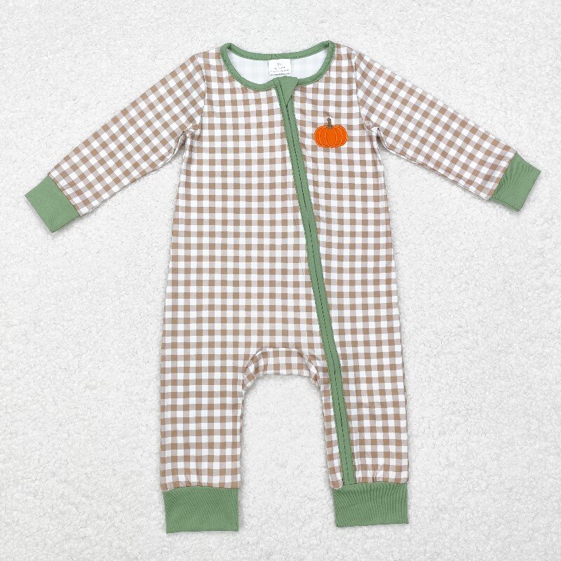 Cotton Baby Onesies Zipper - 8.19y Boys Şükran Günü bebek romper