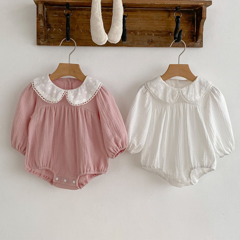 Newborn Baby Girl Romper Floral - Yenidoğan bebek kız giysileri bahar yürümeye