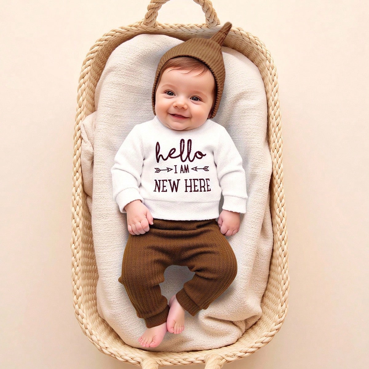 Infant Photography Props Outfit - 2 adet 