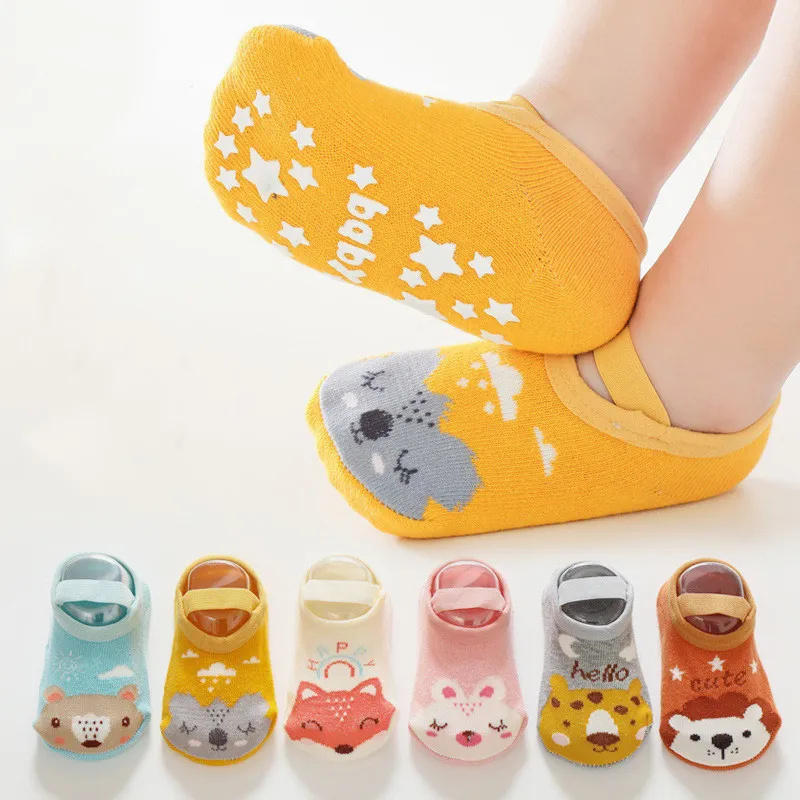Unisex Baby Socks Non Slip - 0-3Years Yenidoğan Bebek Kız Erkek Çorap