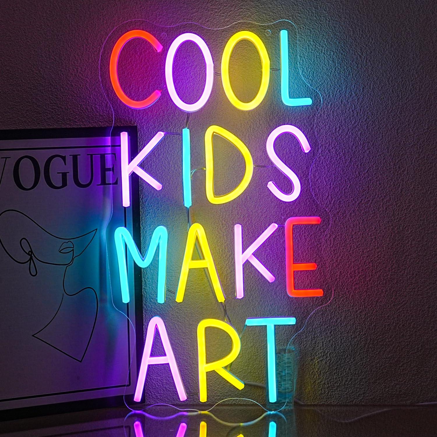 Nursery - Cool Kids Make Art Neon Tabela