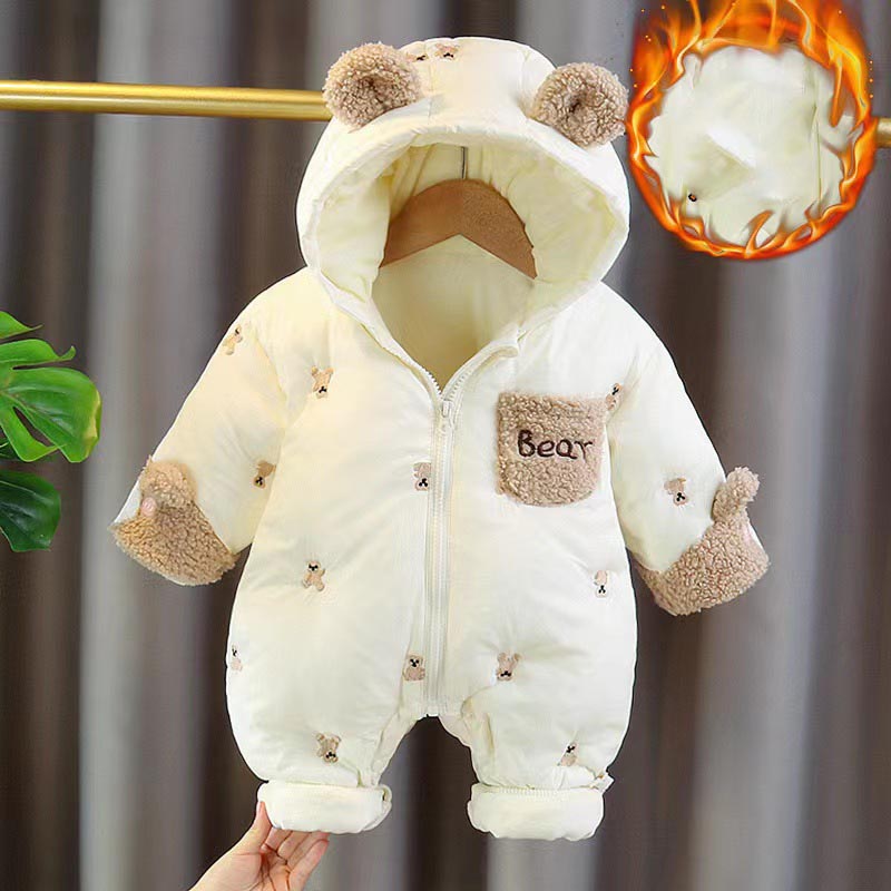 Kış Yenidoğan Bebek Romper Kal - Cotton Baby Onesies Zipper incelemesi ve fiyatı