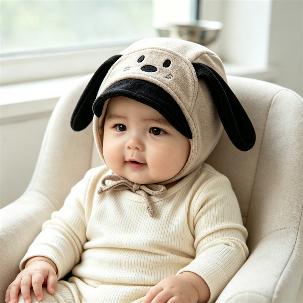 Kız ve Erkek Bebekler İçin Çiz - Infant Beanie Hat With Ears incelemesi ve fiyatı