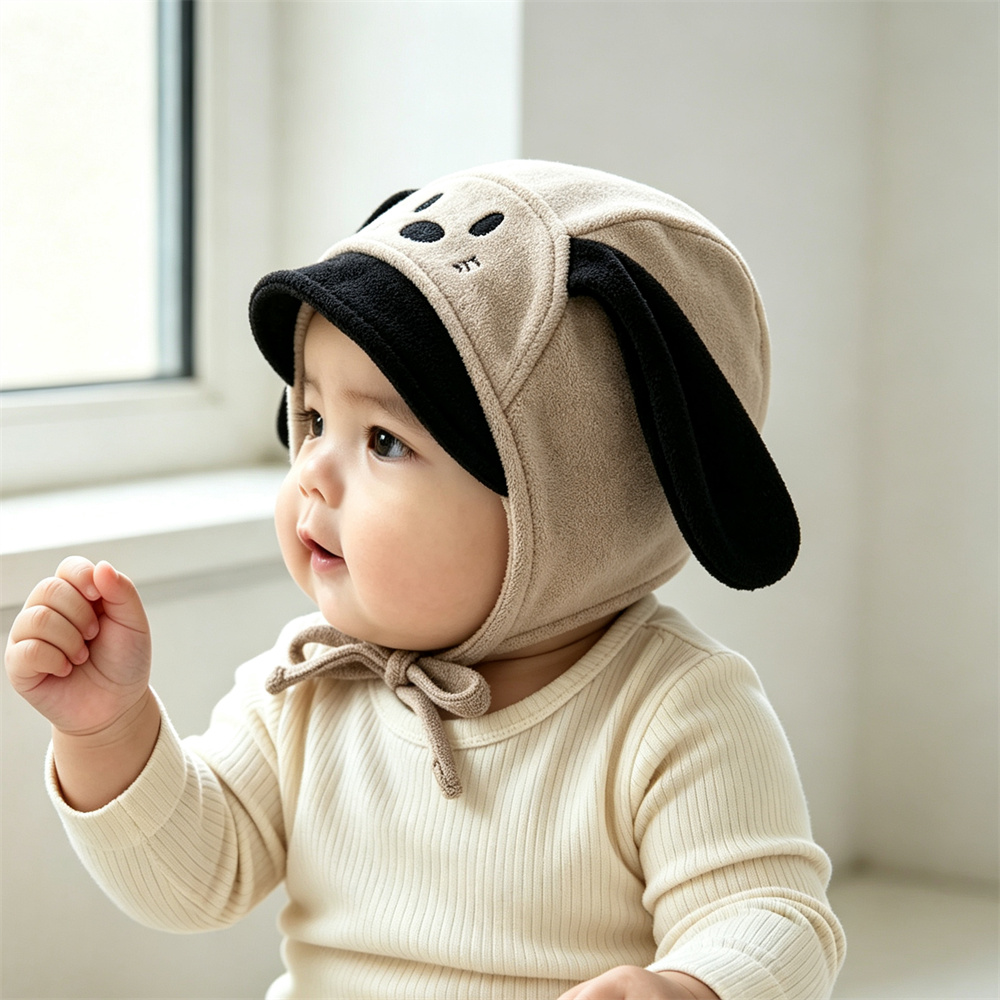 Kız ve Erkek Bebekler İçin Çiz - Infant Beanie Hat With Ears incelemesi ve fiyatı