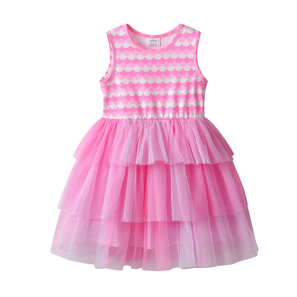 VIKITA Kızlar Kolsuz Denizkızı - Toddler Girl Tulle Party Dress incelemesi ve fiyatı