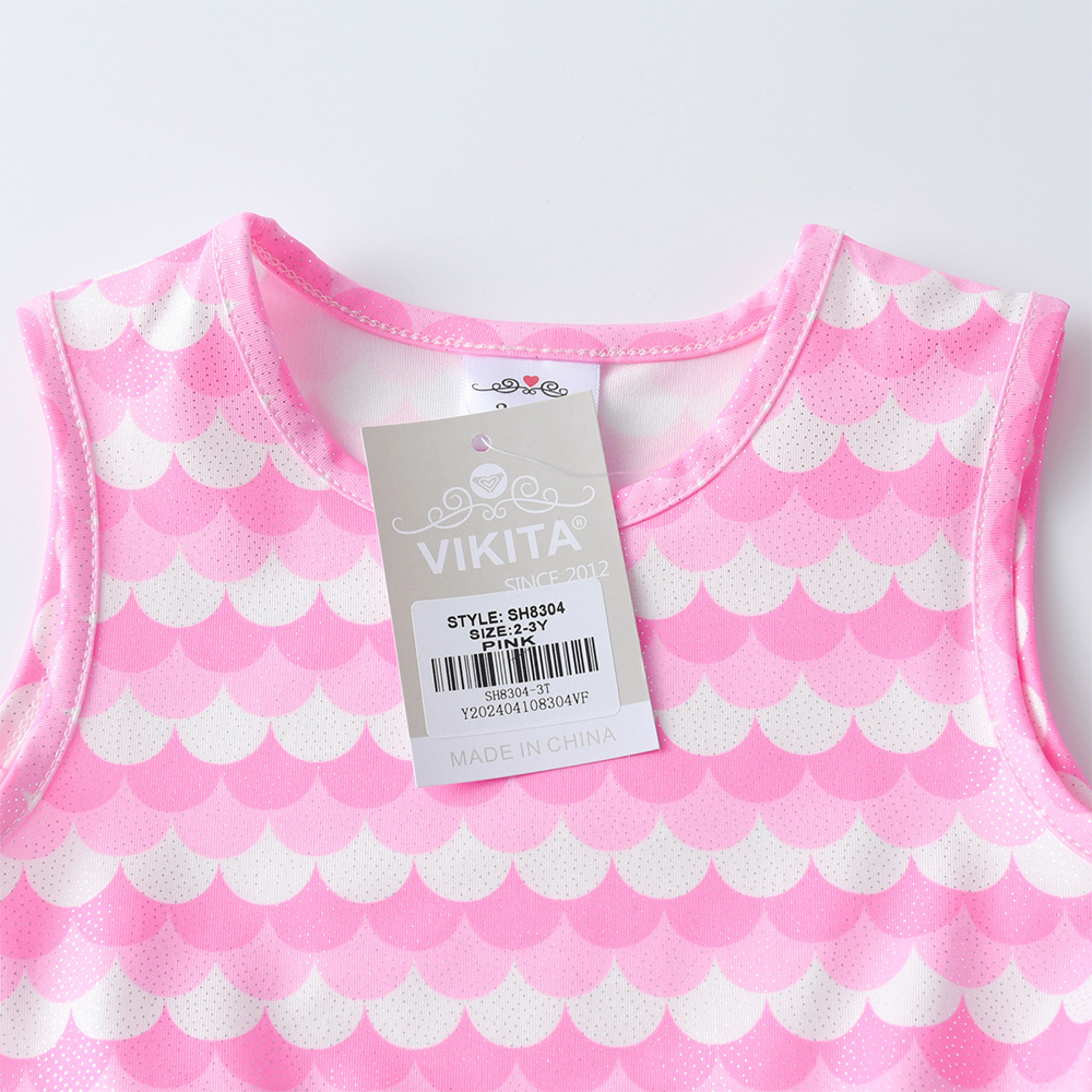 VIKITA Kızlar Kolsuz Denizkızı - Toddler Girl Tulle Party Dress incelemesi ve fiyatı