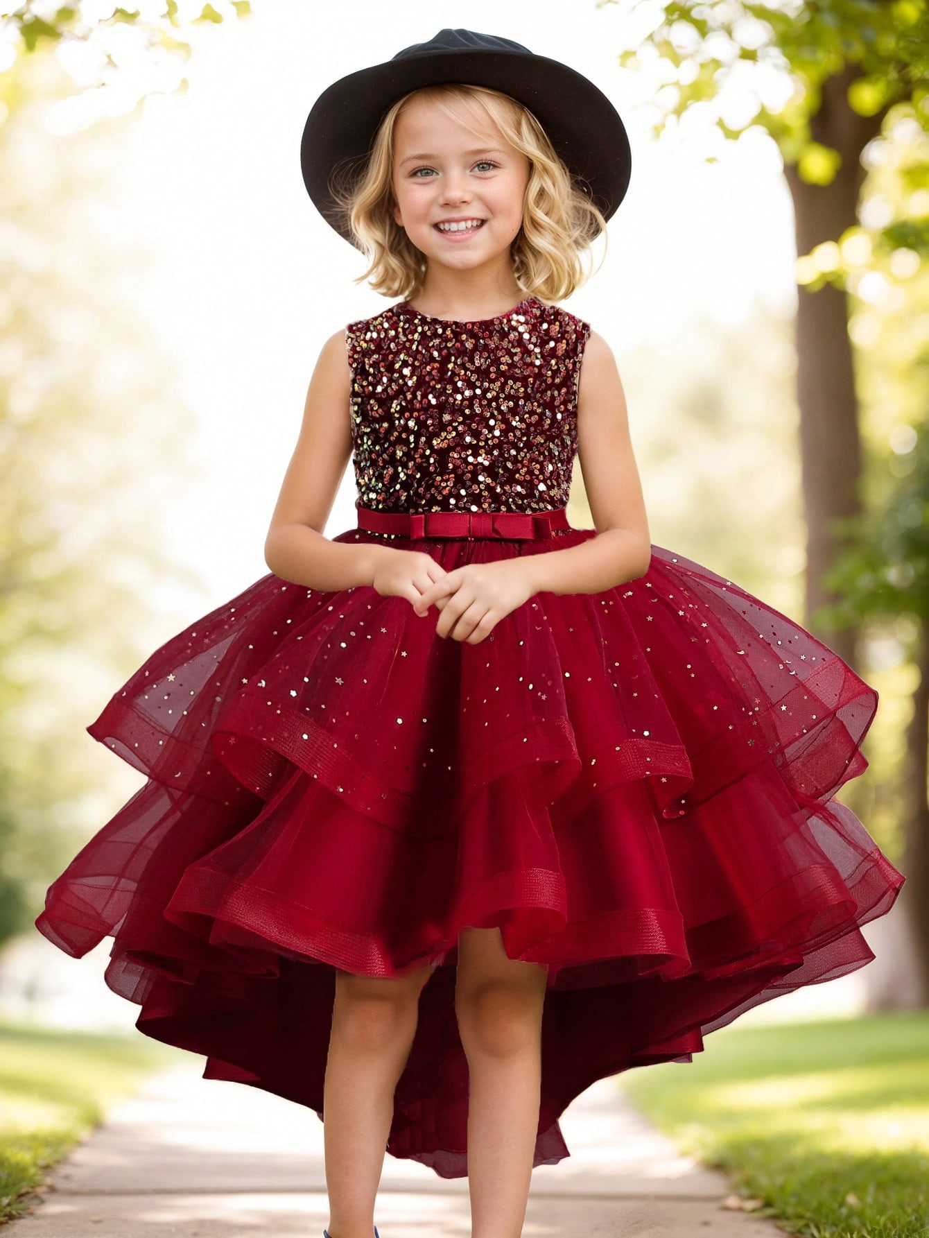 Bebek Kız Prenses Çiçek Payetl - Toddler Girl Tulle Party Dress incelemesi ve fiyatı
