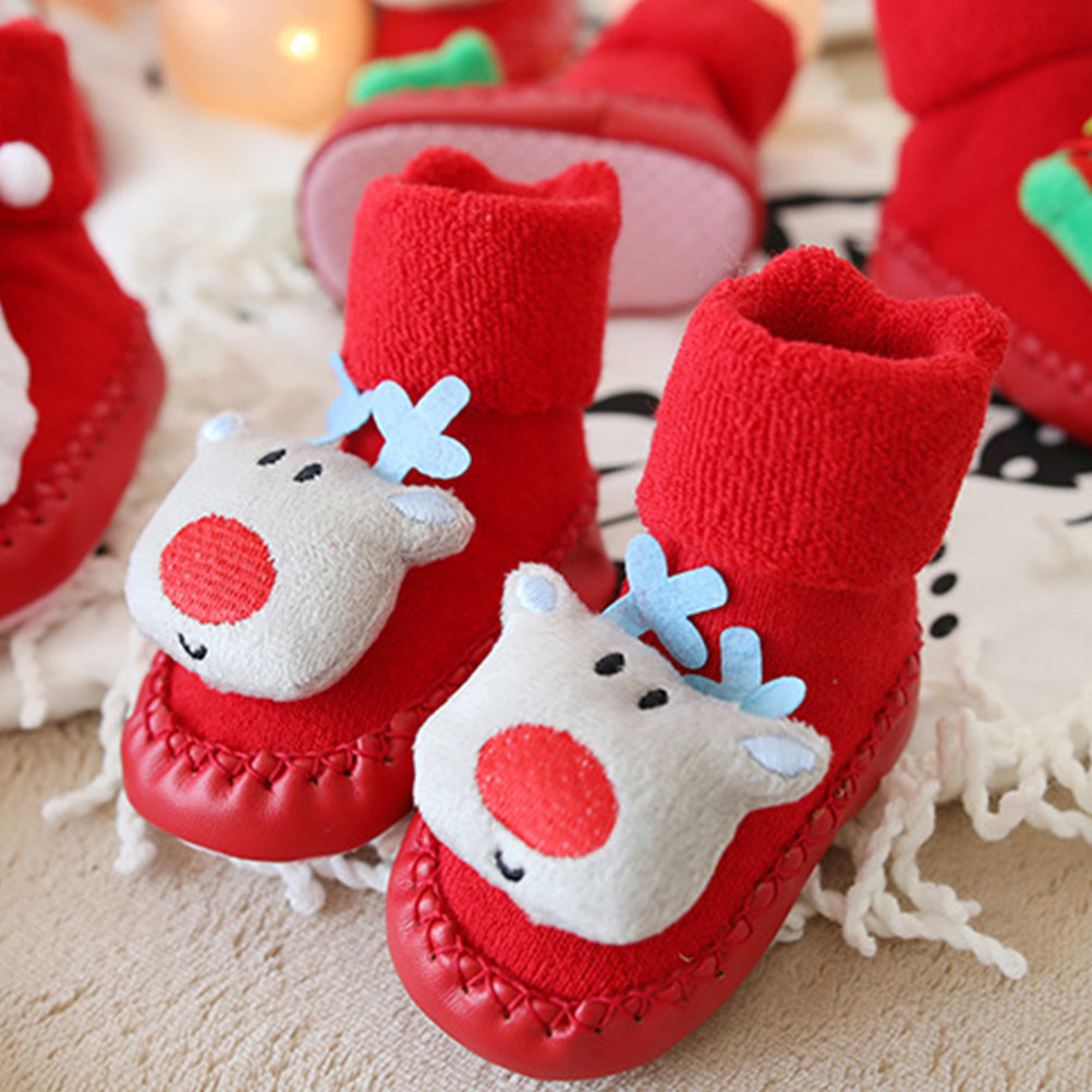 1 Çift Sıcak Noel Çorabı Çocuk - Unisex Baby Socks Non Slip incelemesi ve fiyatı