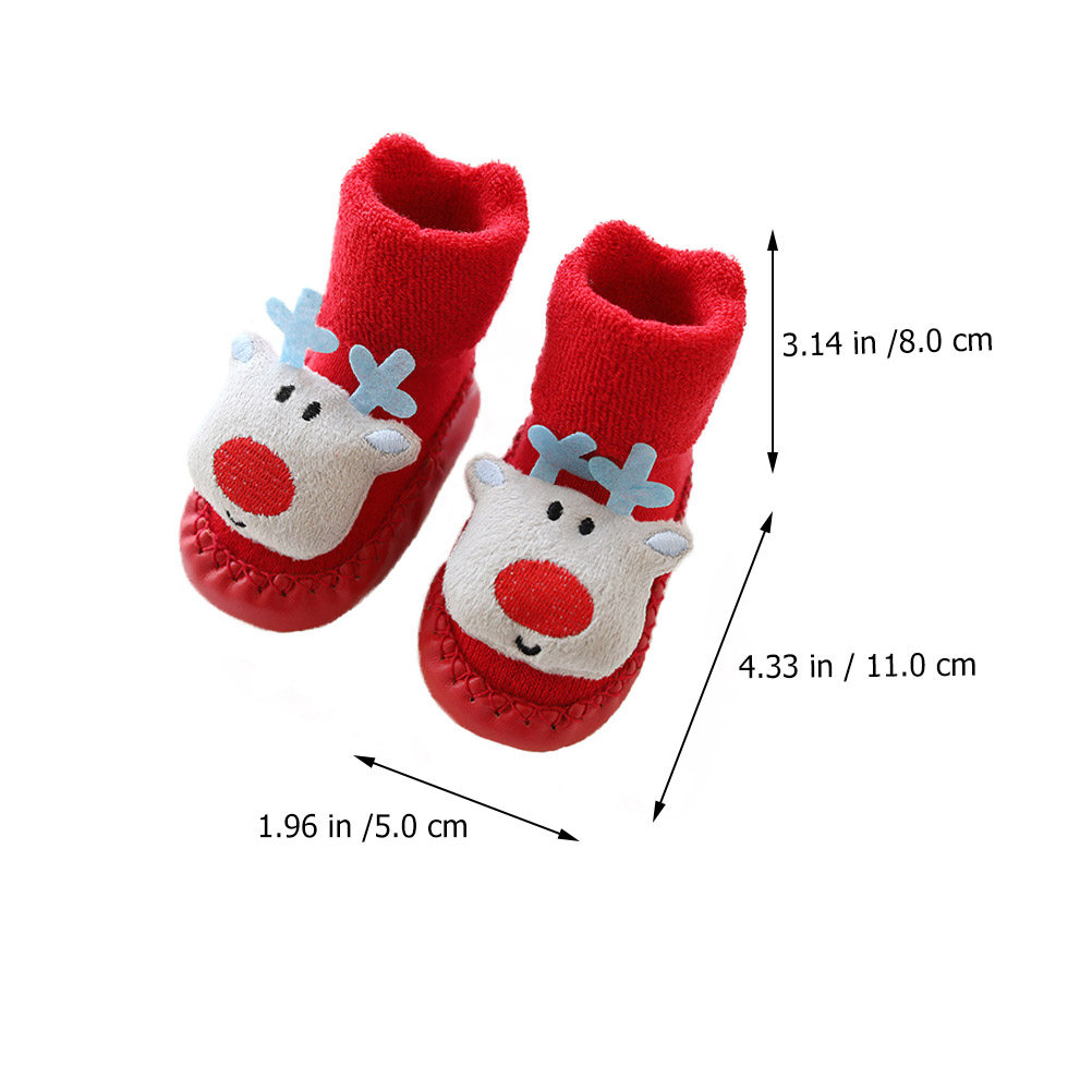 1 Çift Sıcak Noel Çorabı Çocuk - Unisex Baby Socks Non Slip incelemesi ve fiyatı