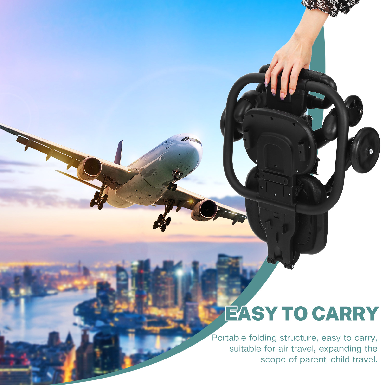 Bebekler İçin Uçak Seyahati İç - Lightweight Foldable Baby Stroller Compact incelemesi ve fiyatı
