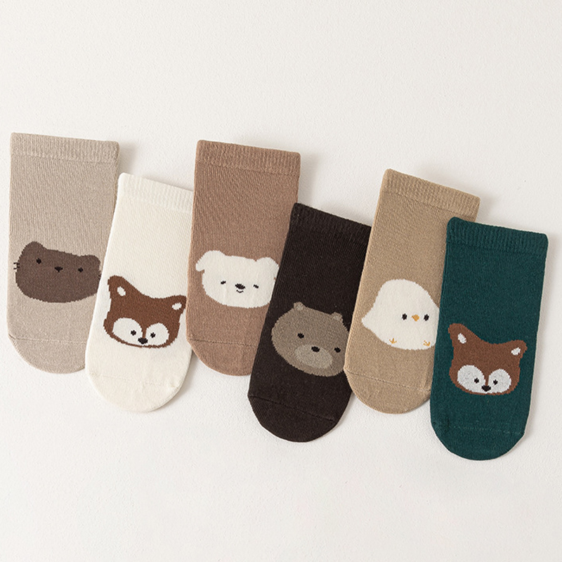 6 Çift Sevimli Karikatür Hayva - Unisex Baby Socks Non Slip incelemesi ve fiyatı