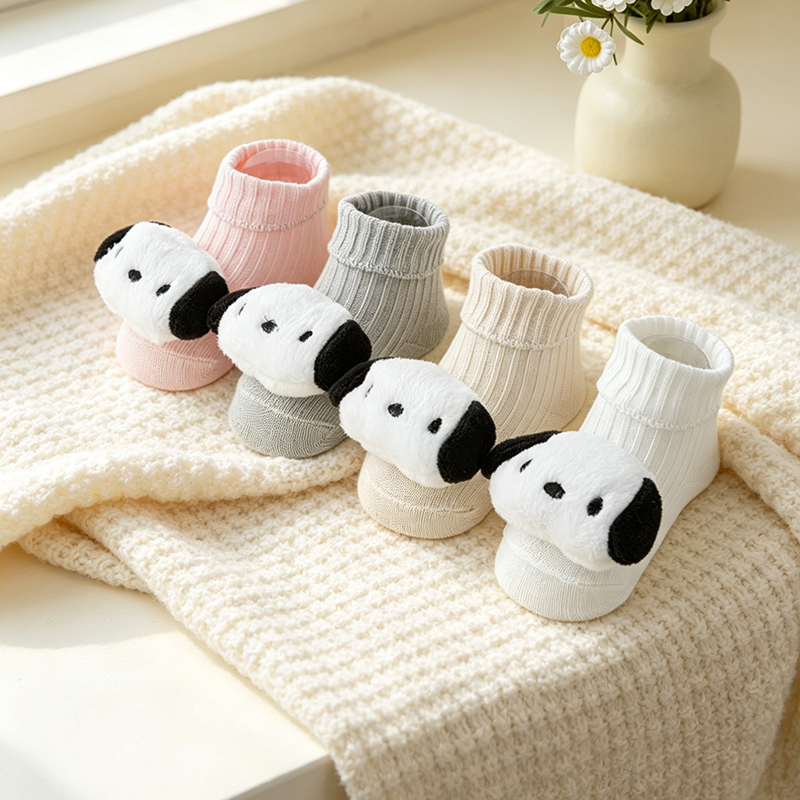 1 Çift Sevimli Karikatür Çocuk - Unisex Baby Socks Non Slip incelemesi ve fiyatı