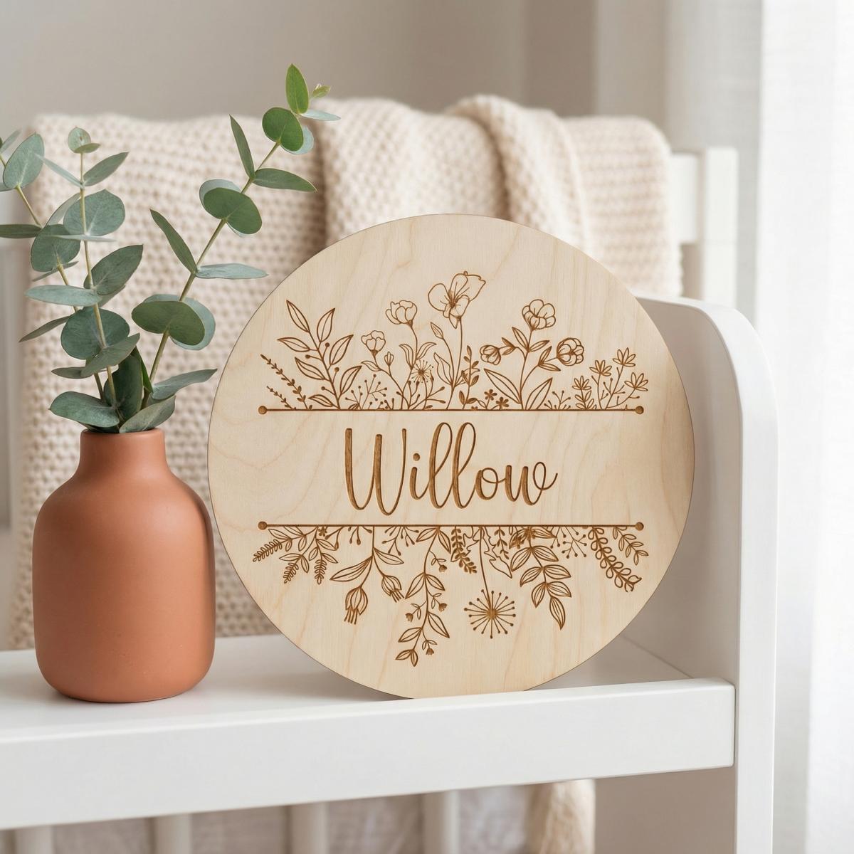 Kişiye Özel Çiçek Desenli Yuva - Nursery incelemesi ve fiyatı