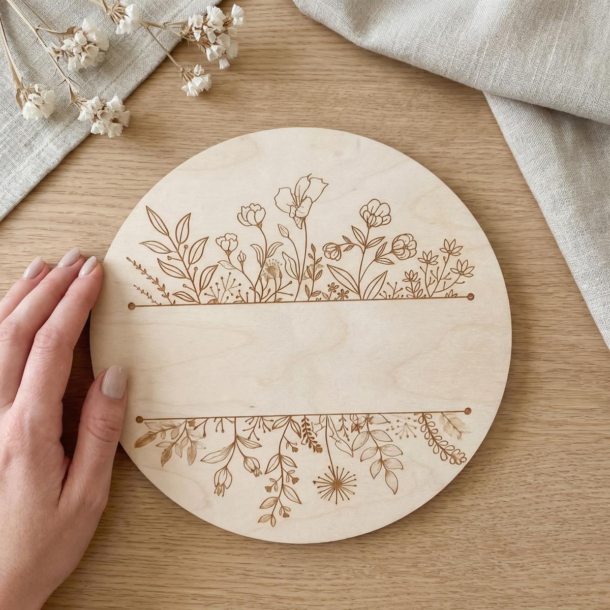 Kişiye Özel Çiçek Desenli Yuva - Nursery incelemesi ve fiyatı