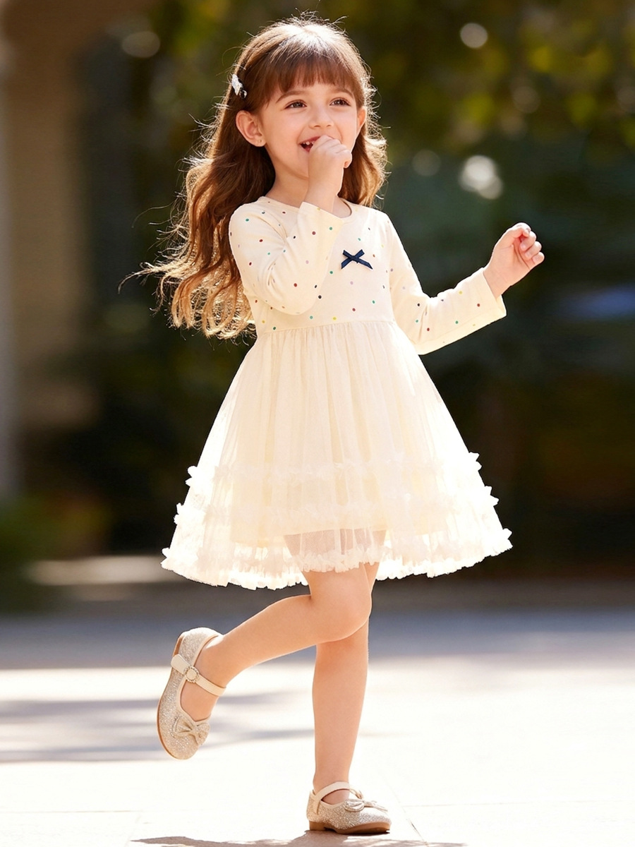 Küçük Kız Çocuk Tül Prenses El - Toddler Girl Tulle Party Dress incelemesi ve fiyatı