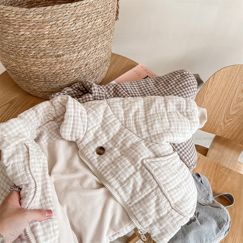 Çocuklar için Ekose Desenli Ka - Toddler Boy Winter Fleece Jacket incelemesi ve fiyatı
