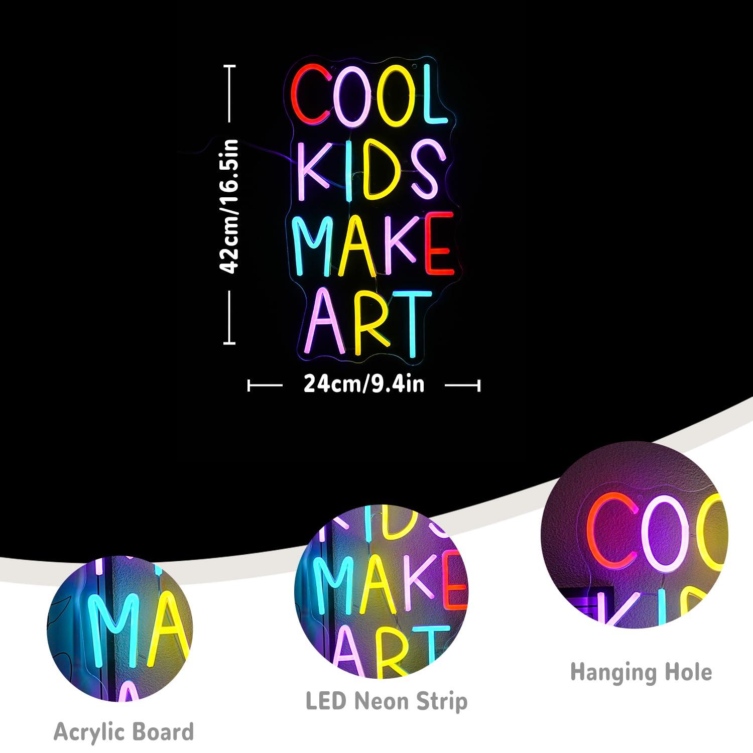 Cool Kids Make Art Neon Tabela - Nursery incelemesi ve fiyatı